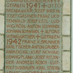 Namensnennung 1-2. Weltkrieg